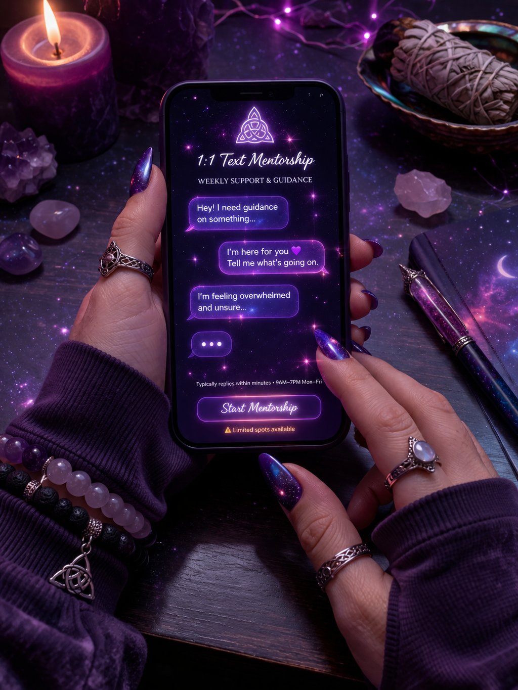 👉 💬 1:1 Text Mentorship | Weekly Support & Guidance